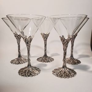 Grey Goose Martini Glasses, RARE